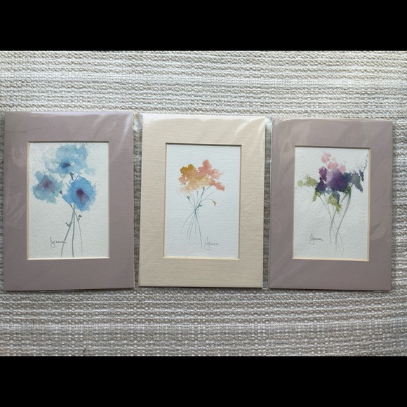 Other - Original water colors by June. Lot of three